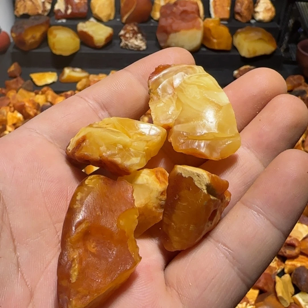 【闪购商品】定制琥珀未镶嵌哈**乐