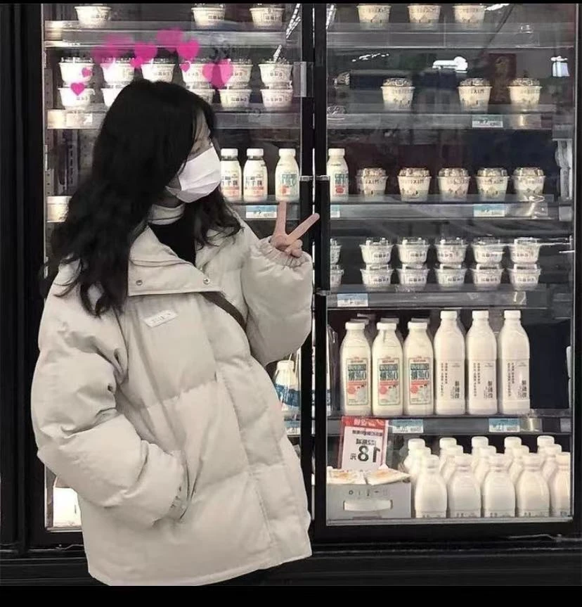 新款加厚棉服小个子保暖时尚百搭棉服