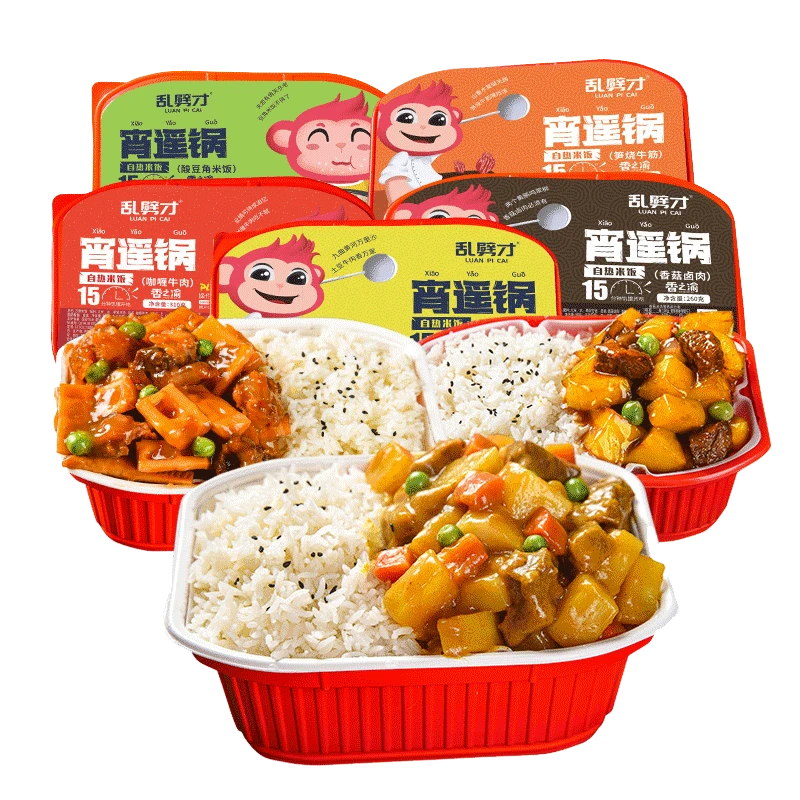 米饭速食自热米饭一箱24盒方便自热米饭大份量自热饭速食方便米饭