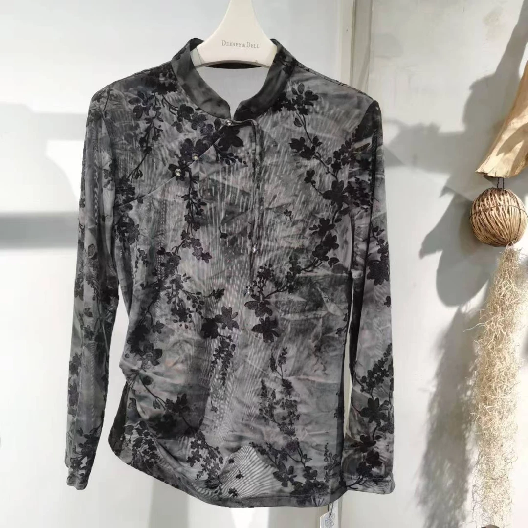 新中式国风百搭打底衫衬衫24154