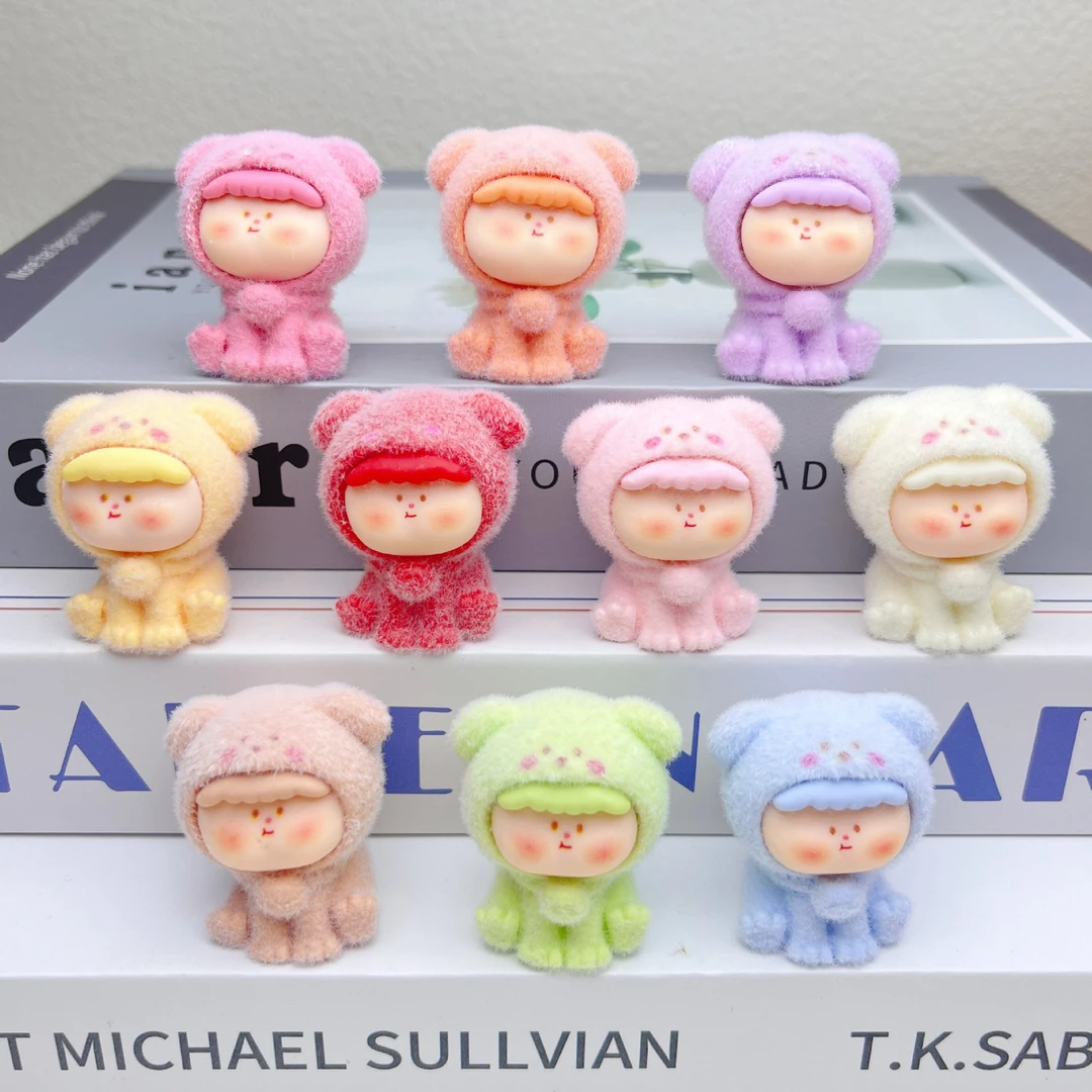 【双许愿+九宫格】植绒铃铛狗小狗葛优躺莉莉丝混拆diy车载树脂摆件