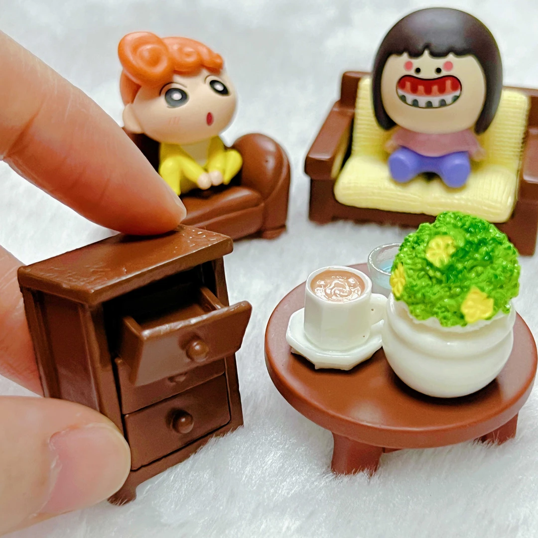 迷你仿真家具小萌粒微缩场景小摆件马桶圆桌柜子沙发饮水机娃娃屋
