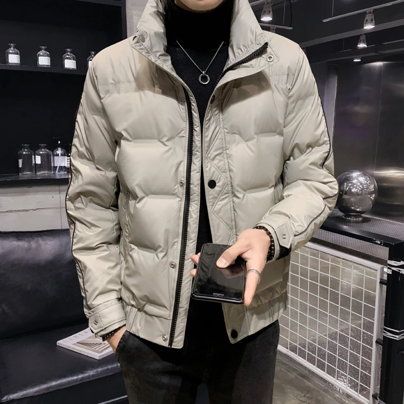 波司登冬季新款白鸭绒羽绒服立领潮流男保暖外套潮流百搭时尚款