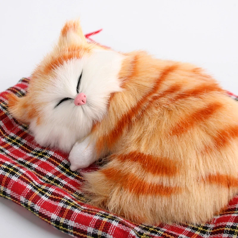 会叫仿真猫咪仿真猫毛绒玩具布偶玩偶假猫可爱摆件仿真小动物模