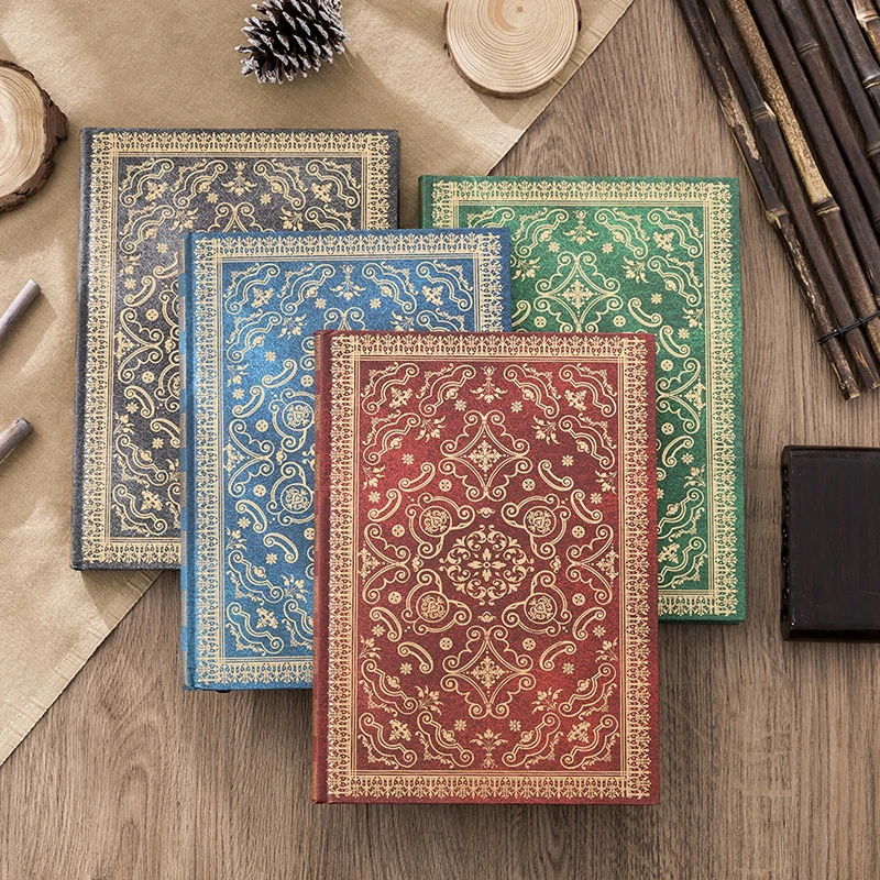 B5花落宫廷复古笔记本子中国风日记本简约大学生欧式高颜值商务本