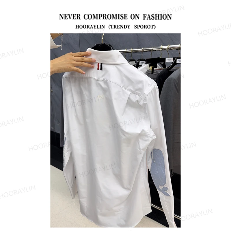 【HoorayLin】鲸鱼刺绣贴布衬衫#HO121