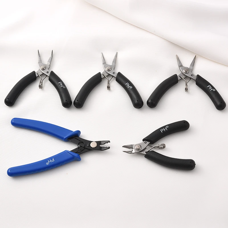 迷你精细不锈钢珠宝钳手工diy手链项链工具圆口钳尖嘴钳钢丝钳子