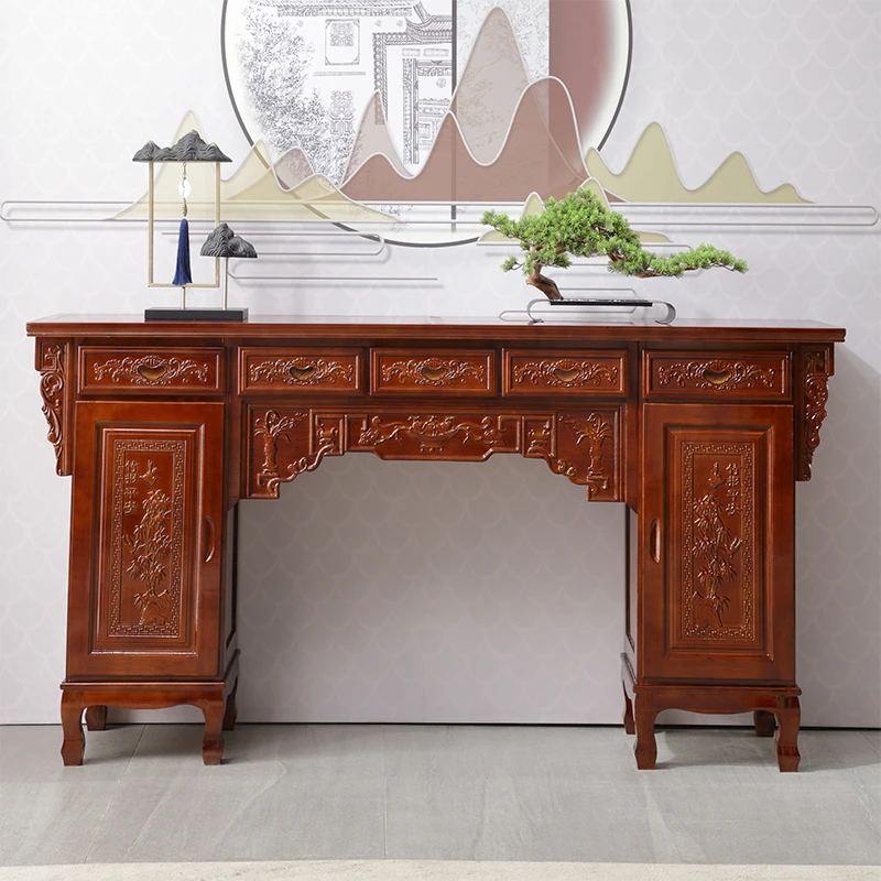 全实木供桌家柜贡奉农村经济型供台客厅中堂柜子供桌佛台堂屋家用