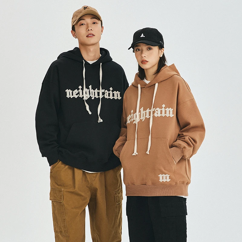 潮牌字母连帽卫衣2567