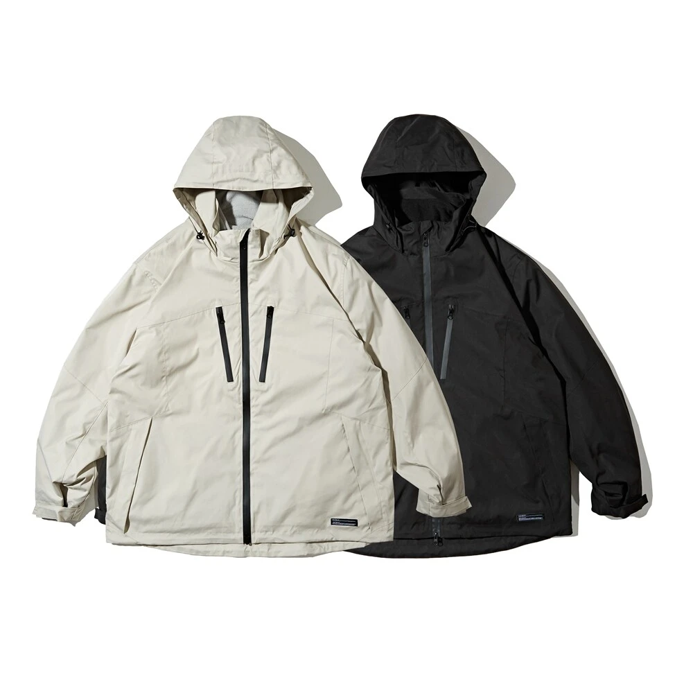 NRA48日系三合一冲锋衣可拆卸棉衣潮牌冬季摇粒绒内胆宽松棉服