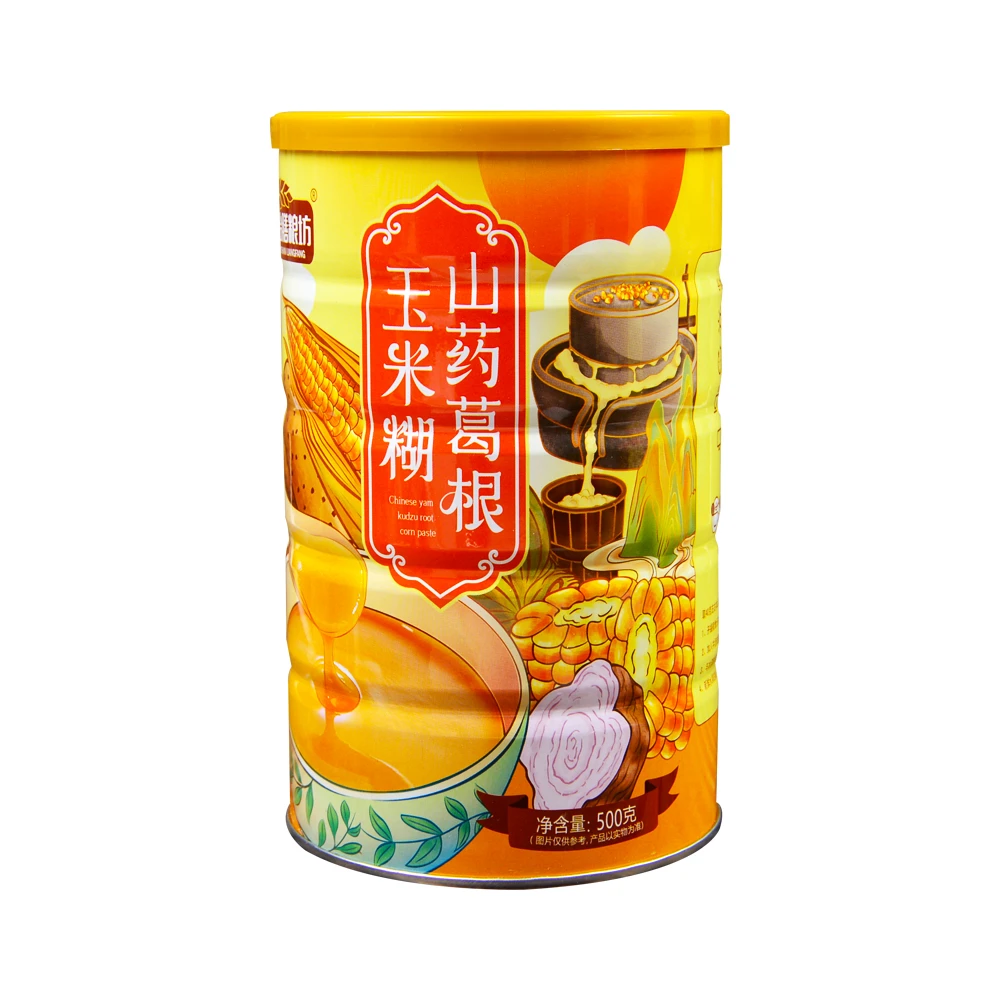 山药葛根玉米糊500g/罐玉米羹粉南瓜即食精非低脂早餐冲饮