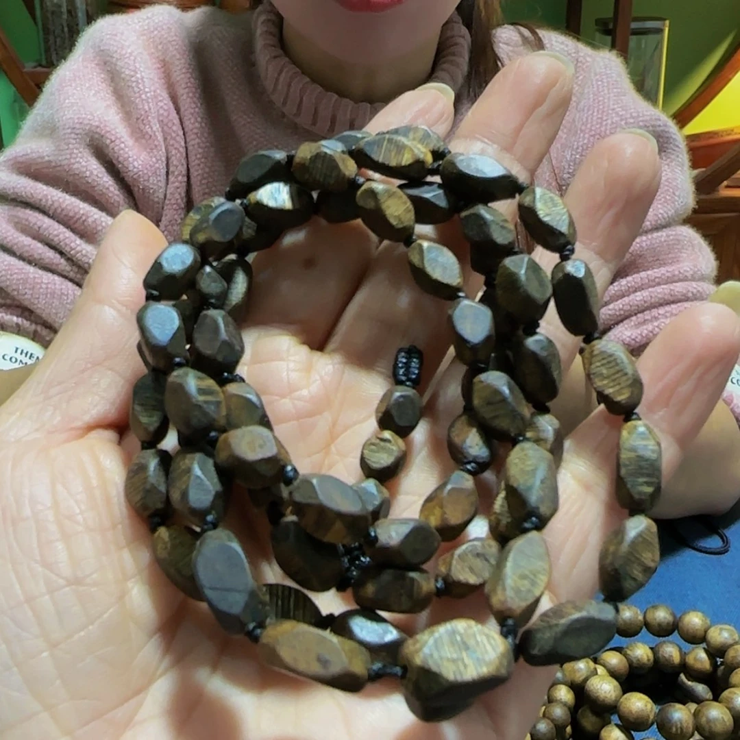 【闪购商品】沉香手串用****5白奇乌身钻石珠15克多样性发