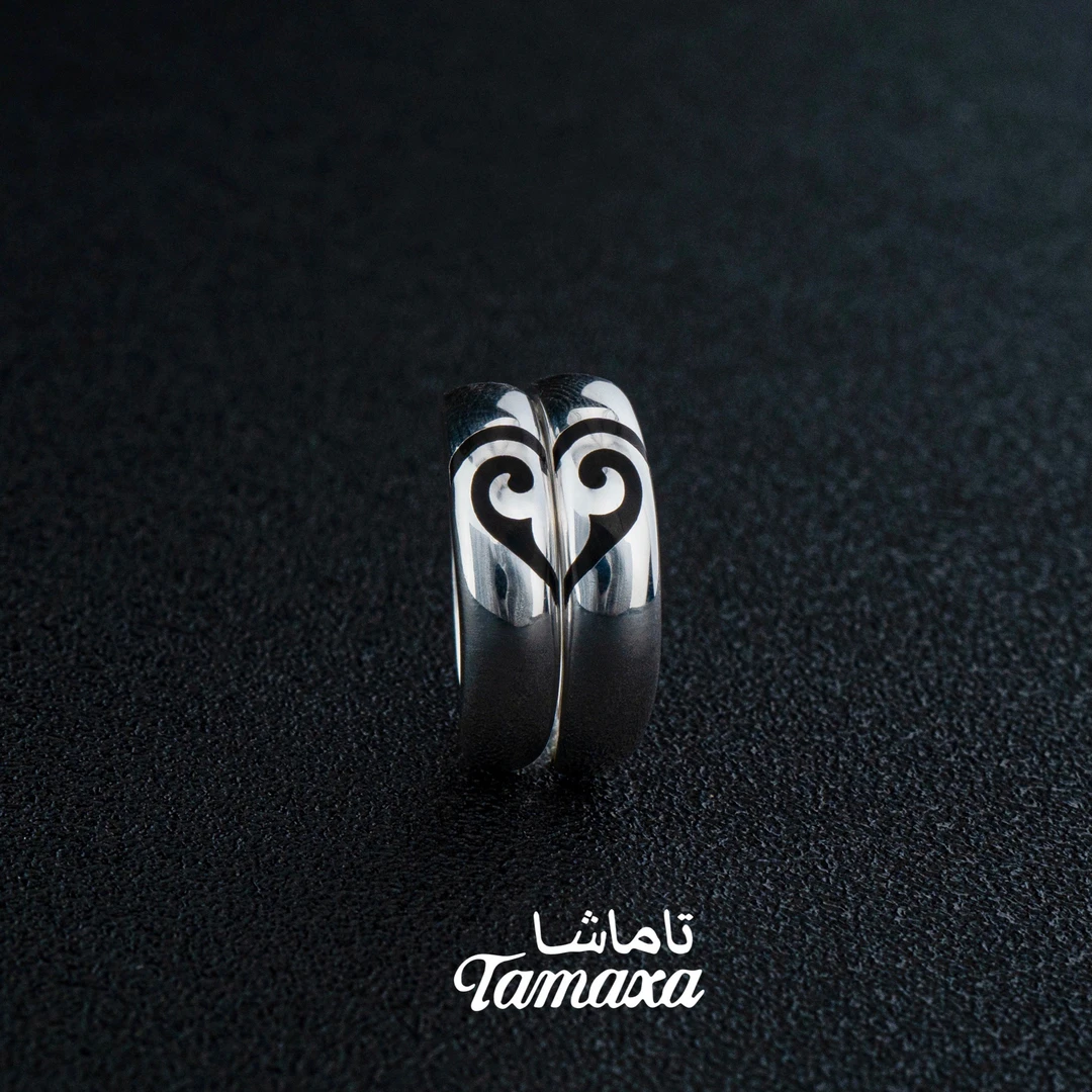 足银银制品 Tamaxa足银情侣戒指