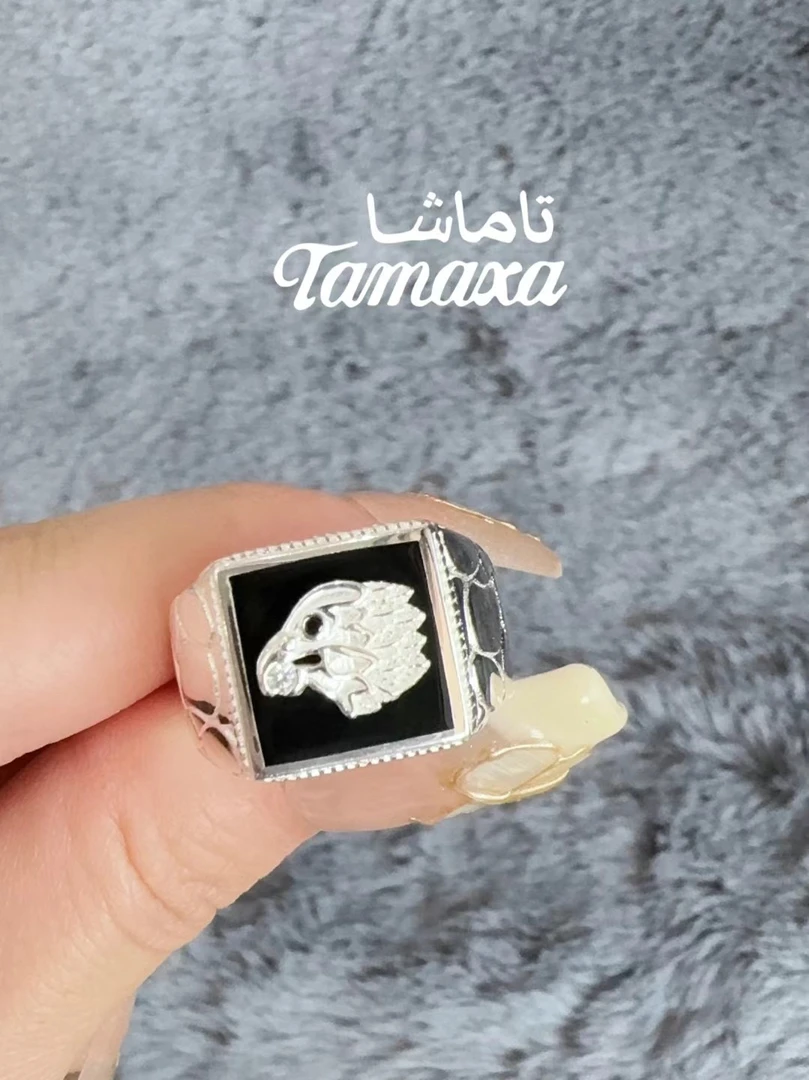 足银银制品 Tamaxa纯银男士戒指