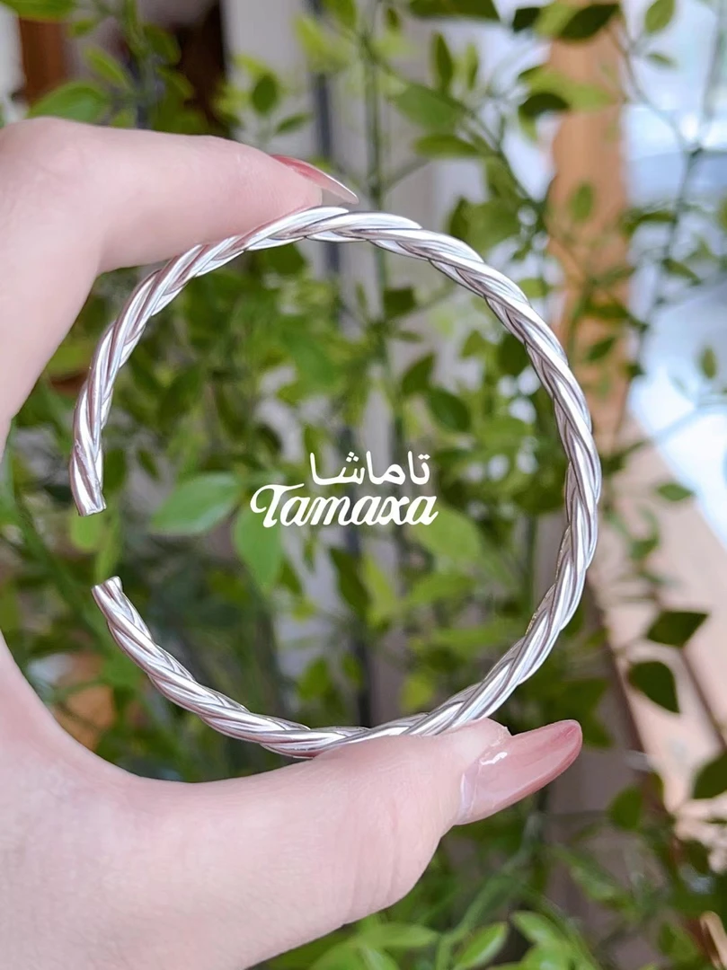 足银手镯 Tamaxa纯银手镯