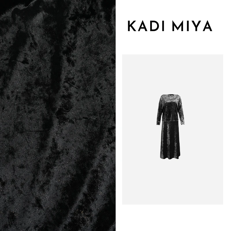 徐叔心选【钻石星河】复古丝绒钻石绒时尚套装高级轻奢两件套