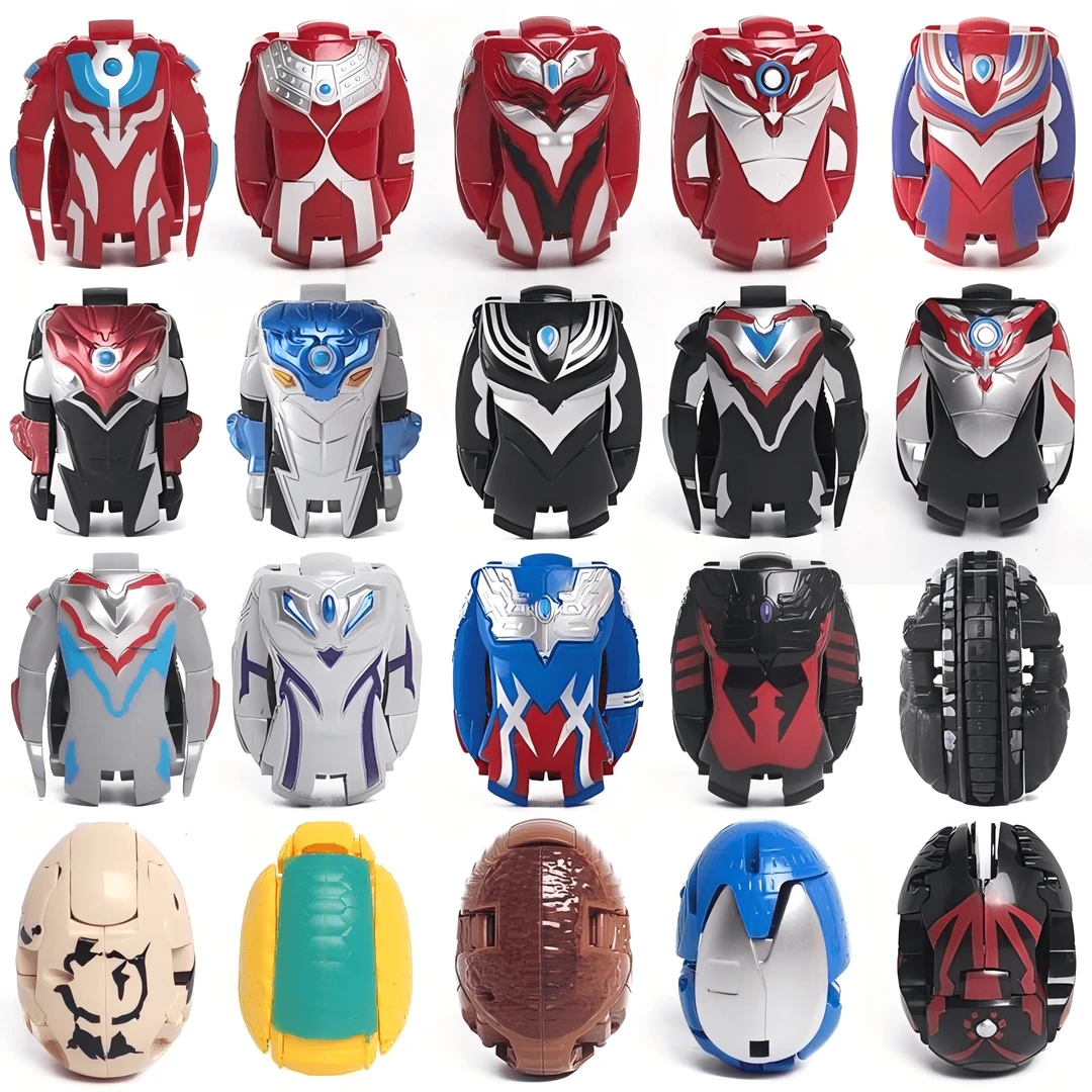 奥特曼蛋超人系列可变形赛罗迪迦奇趣超人正版扭蛋怪兽合金小汽车