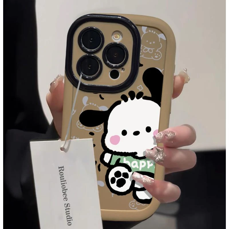 Hello帕恰狗泡芙壳适用苹果13手机壳iphone14/15promax防摔12/11x