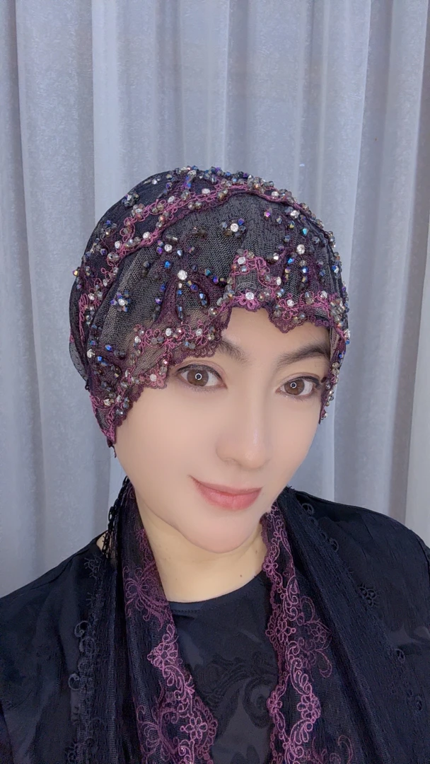 洋气百搭夏季网红薄款披肩帽【全国包邮】帽子女士透气包头帽镂空