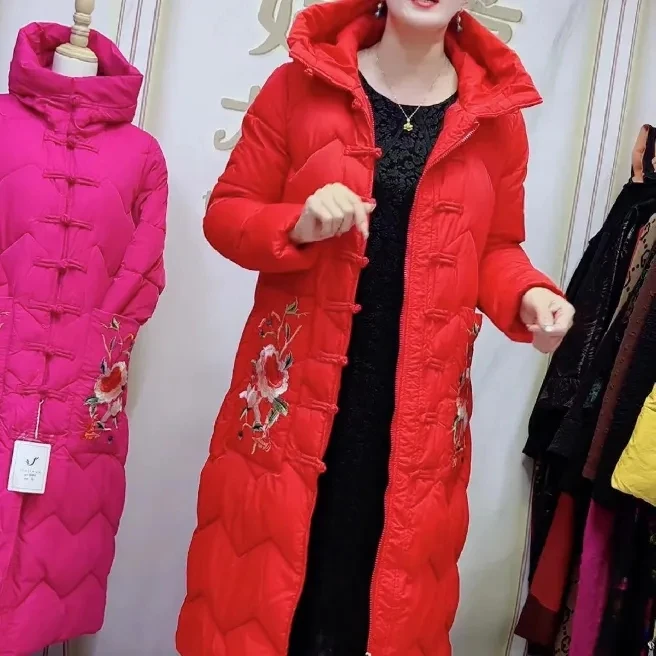 2023款洋气刺绣棉衣