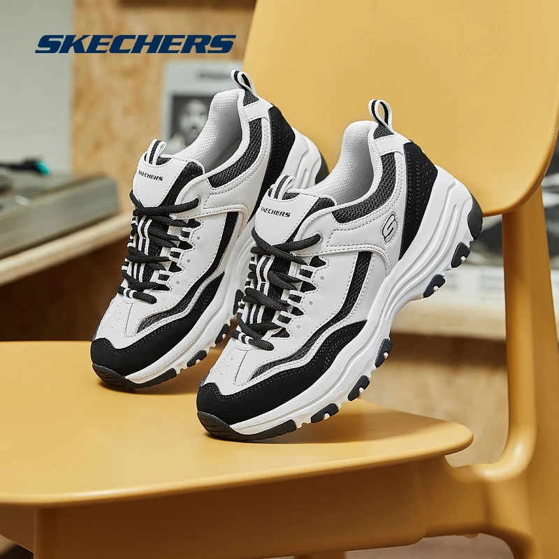 Skechers斯凯奇2022新款D'LITES男子经典老爹鞋复古风轻便舒适鞋