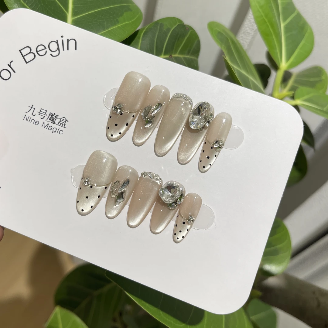 月光繁星-Nine Magic 纯手工穿戴甲 10片装