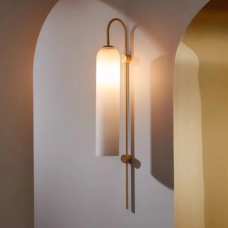 现代简约壁灯卧室床头灯饰北欧玄关楼梯灯具网红款轻奢客厅墙壁灯