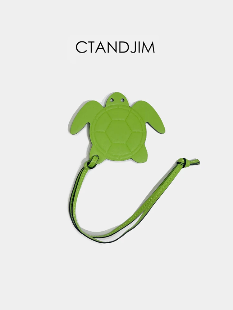 CTANDJIM海龟 海马 金鱼柠檬牛皮挂件 包包配饰 配件