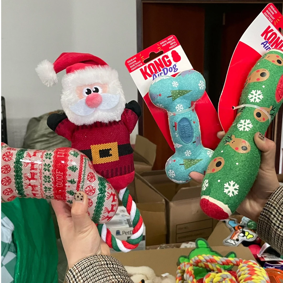 【拍下可xu愿，到手5-7件】外贸尾单发声互动绳解闷毛绒咬胶狗玩具