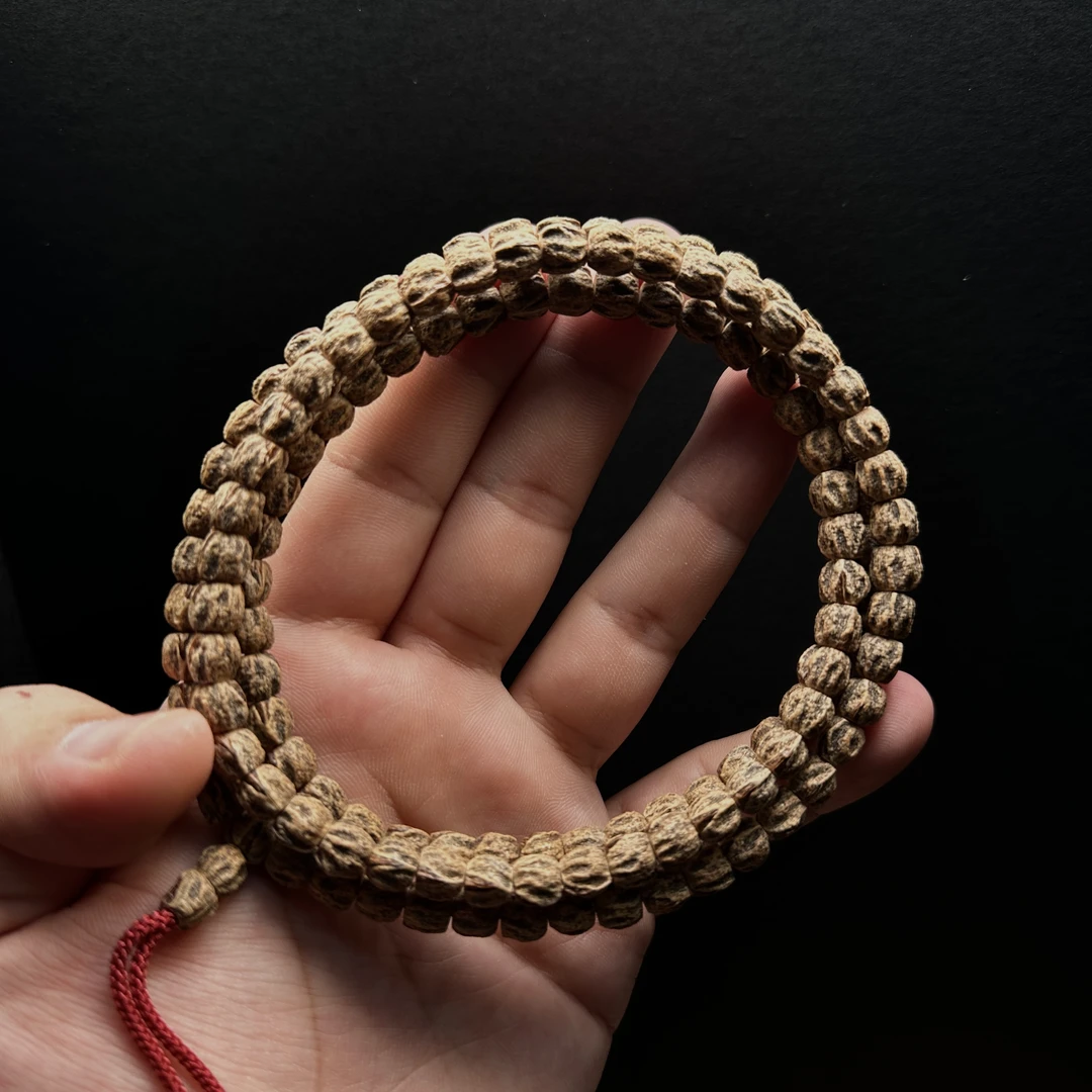 红芽「带刀黑武士」L1004豪门質造热振百香籽108长串