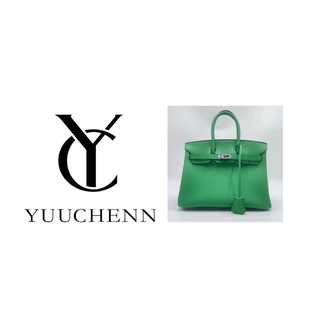 YUUCHENN“中古铂金”25cm原创设计高定真皮包 HH2980
