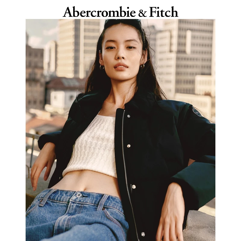 AF女装24秋冬美式百搭保暖抗风抗水夹克羽绒服外套144-4184