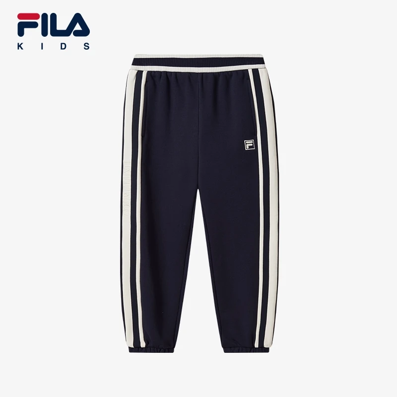 【斐乐儿童】秋冬季新款中大童百搭运动时尚针织长裤K12B442609F