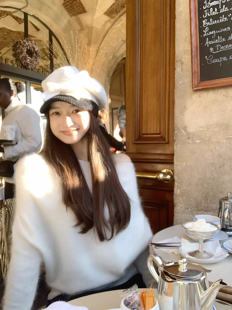 Madofit麻豆/1392*1404 见习爱神_奢贵山羊绒小短款开衫/拉绒毛衣