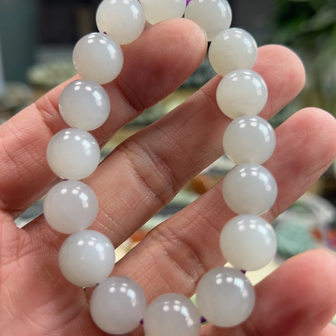 和田玉手串未镶嵌