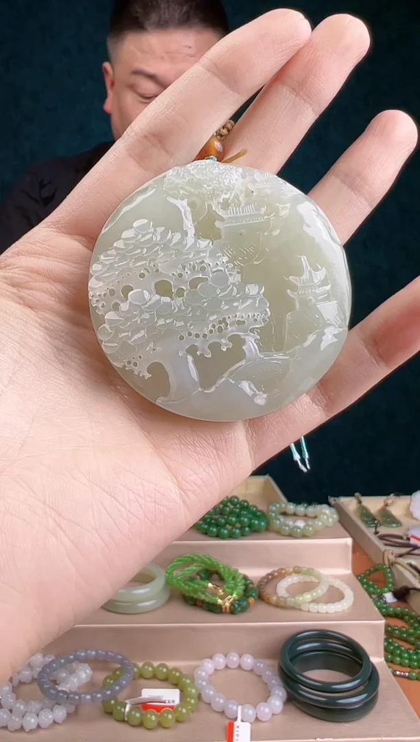 【闪购商品】和田玉颈饰未镶嵌ZZ 拍一发一 多样性发货