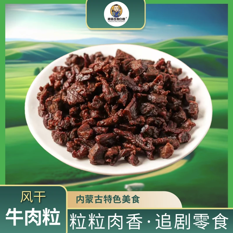 【勇哥专属】内蒙古特色美食风干牛肉粒【烘烤】