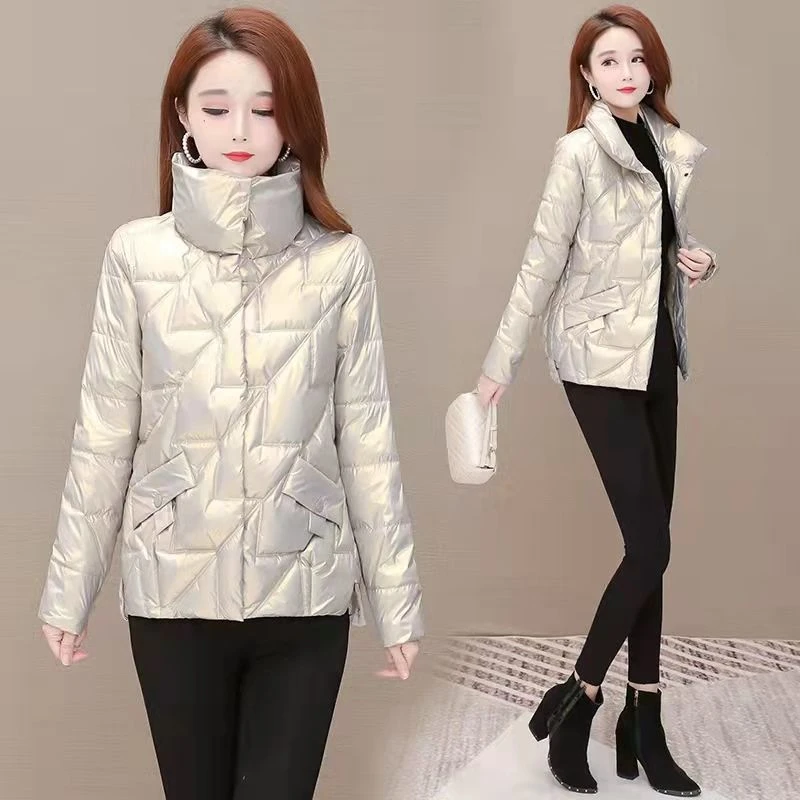 新款棉袄女洋气时尚保暖短款棉服外套秋冬百搭显瘦棉衣