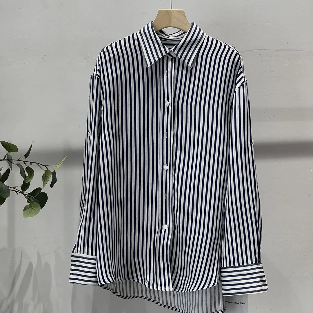 【ATAYI】2024早秋新款长袖休闲百搭设计师衬衫6075#