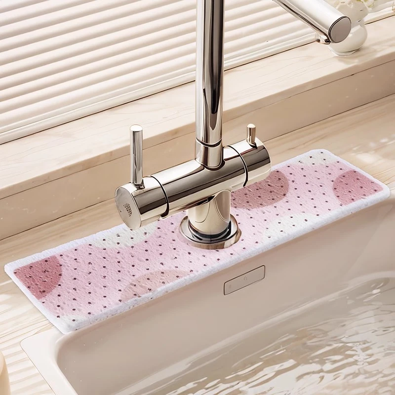 厨房垫子台面水龙头吸水海绵垫可裁剪洗手台水池盆防溅垫沥水神器