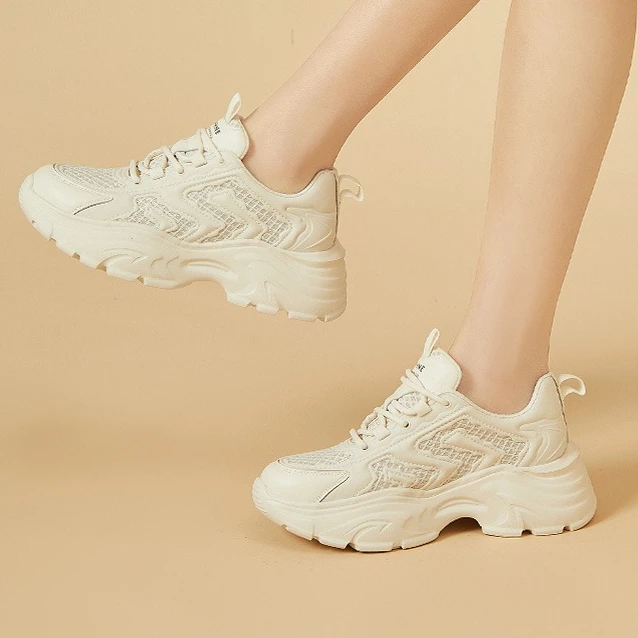 春夏新款真皮老爹鞋27053