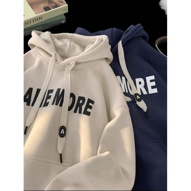 开心依【G176-G250】春秋款卫衣休闲宽松男女同款潮流百搭印花