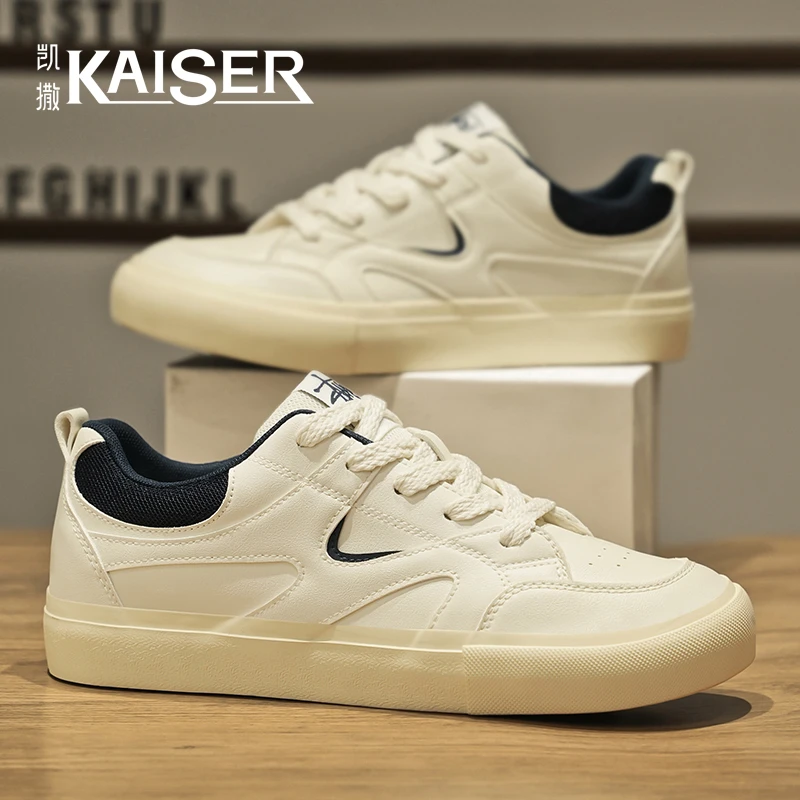 KAISER/凯撒·男鞋官方正版新款时尚低帮运动鞋子男款耐磨百搭板鞋