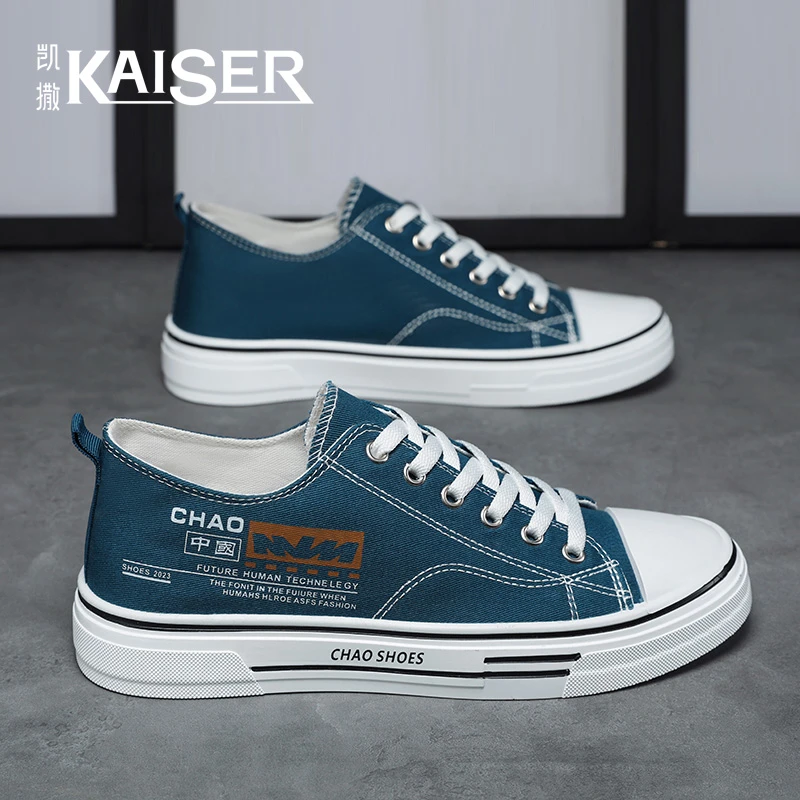 KAISER/凯撒·男鞋官方正版男士帆布鞋夏季透气低帮韩版运动休闲鞋