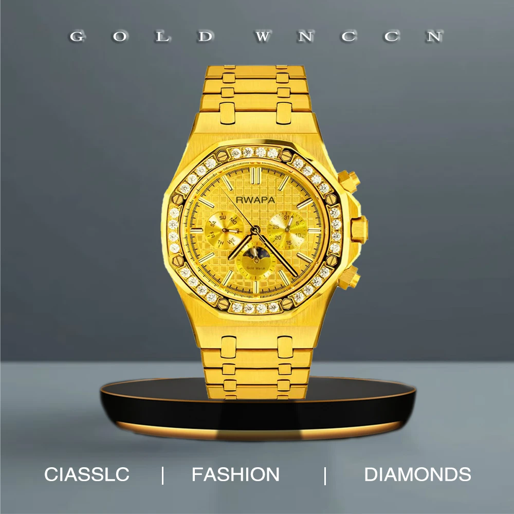 【万达专柜专属】【皇家橡树】足金999/RWAPA全自动机械手表G