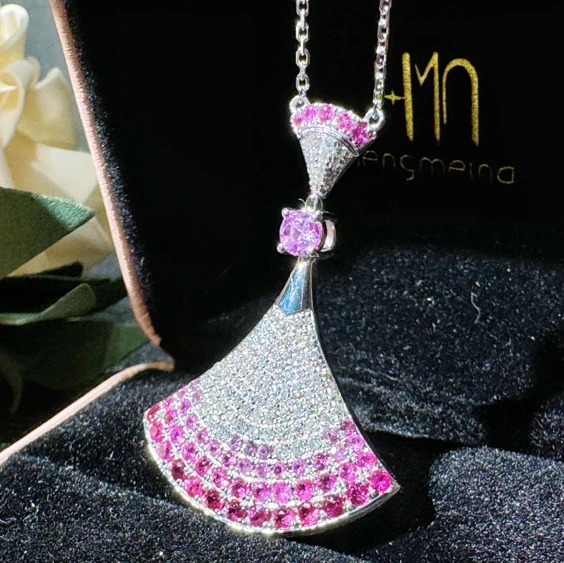 【六言精选04】重金大号粉裙子大套链