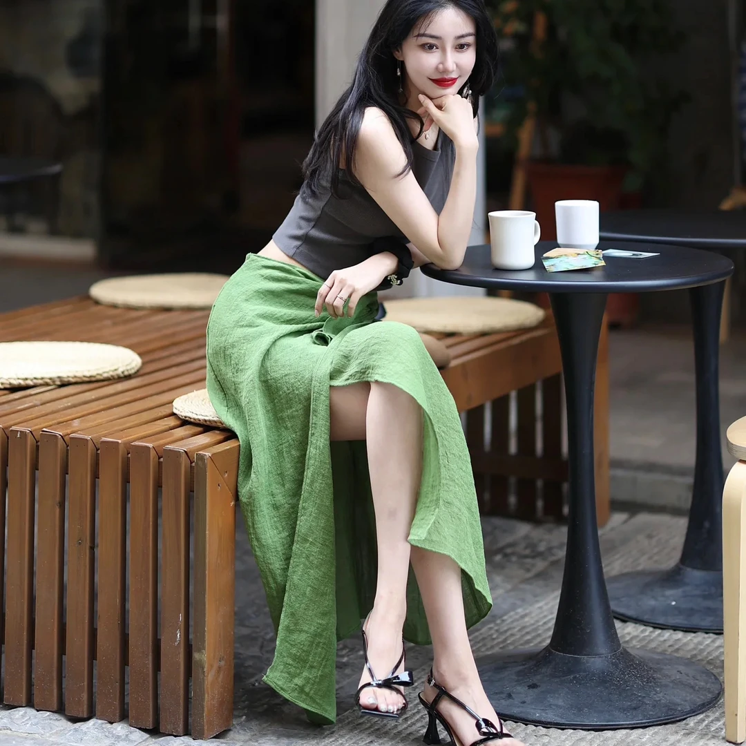 港风灰色吊带背心女夏季外穿无袖坎肩T恤短款上衣服2025新款爆款