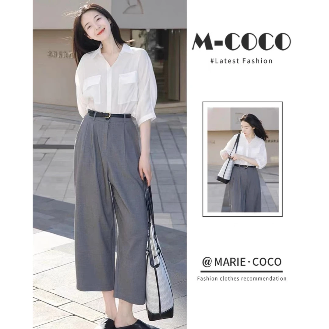 今年流行时尚干练气质女装轻奢高级感衬衫夏2025