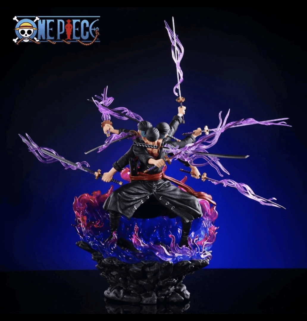 九刀流索隆 海贼王 带剑气 手办模玩