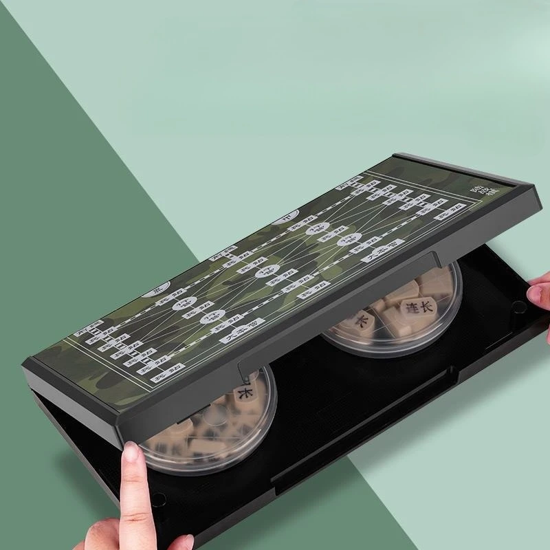 军棋陆战棋大号磁性折叠军旗磁铁棋盘儿童小学生象棋五子棋二合一